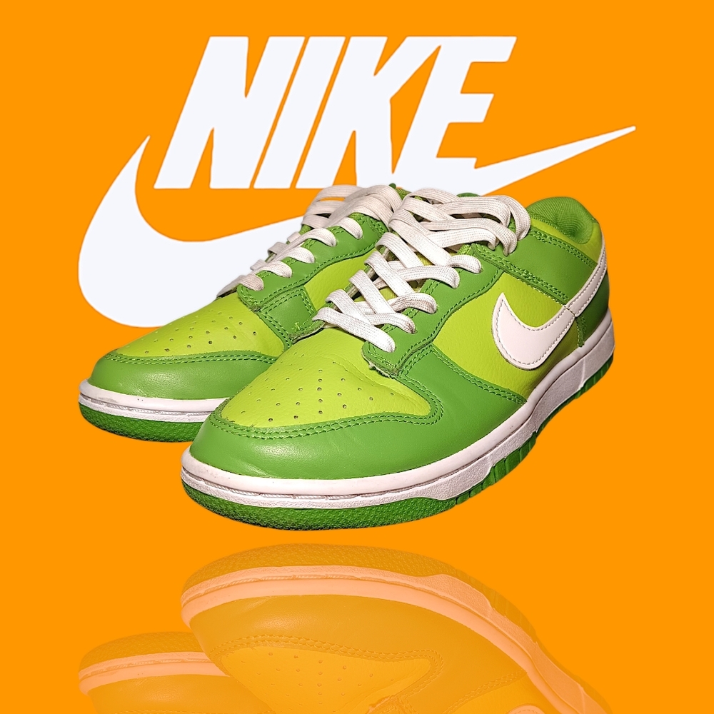 Nike DJ6188-300 Dunk Low Retro Chlorophyll  Sneakers Men’s 6.5/Women’s 8 VGUC
